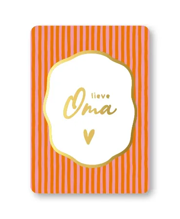 KP® Wenskaarten A6 - Lieve oma - 10 stuks