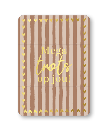 KP® Wenskaarten A6 - Mega trots op jou - 10 stuks