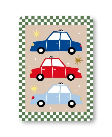 KP® Wenskaarten A6 - Auto's - 10 stuks