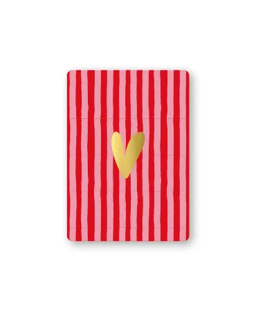 KP® Cadeaukaartjes A7 - Hart goud, 25 stuks