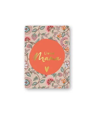 KP® Cadeaukaartjes A7 - Lieve mama (boho bloom), 25 stuks