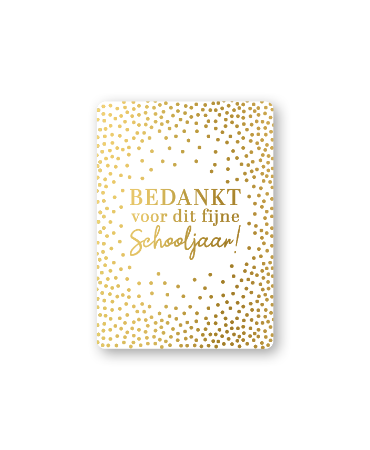 KP® Cadeaukaartjes A7 - Bedankt voor dit fijne schooljaar, 25 stuks