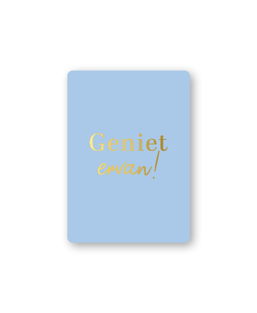 KP® Cadeaukaartjes A7 - Geniet ervan, 25 stuks