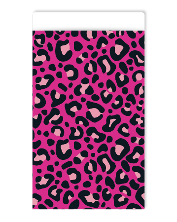 KP® Cadeauzakjes 17x25cm Leopard pink 250st