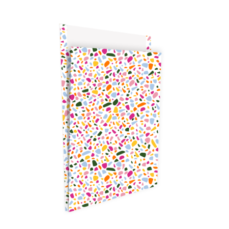 KP® Cadeauzakjes 27x34+4cm Terrazzo (roze) 250st