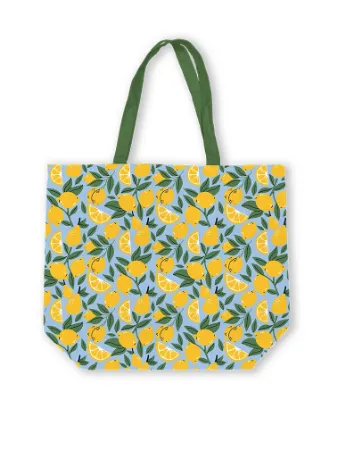 KP® Canvas tas - Lemons 48x15x38cm