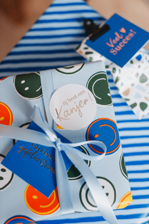 Smileys - inpakpapier, cadeaupapier