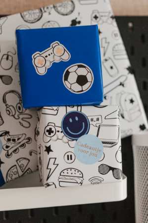 Voetbal sticker - stoere stickers