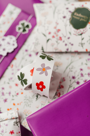 8 soorten bloemen stickers - voorjaarstickers