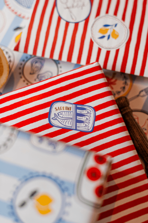 Seaside Supper stickers - Zomerse stickers 5 soorten