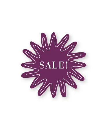 Sale Raamsticker paars 30x30cm