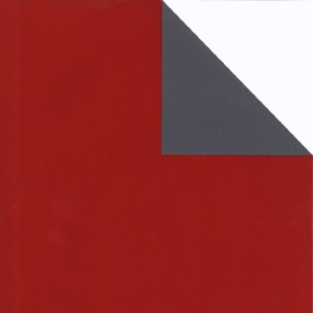 Afbeeldingen van Cadeaupapier Artline Forte 80gr Rood+UV/grijs 30cm 200m