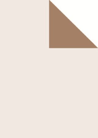 Afbeeldingen van Cadeaupapier Artline Mat 90gr parel-wit/koper 30cm 200m