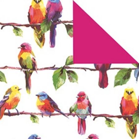 Afbeeldingen van Cadeaupapier Artline Mat 90gr Pescara/uni roze 30cm 200m
