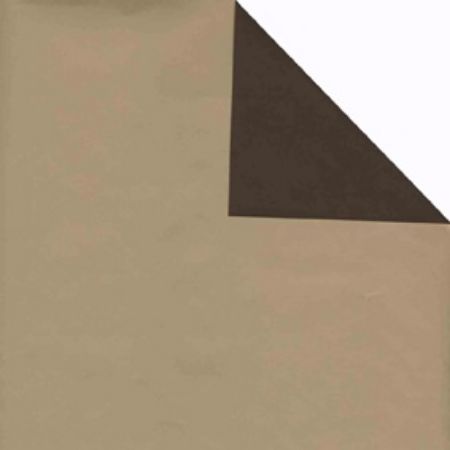 Afbeeldingen van Cadeaupapier Artline Forte 80gr parel-cream/brown 50cm 200m