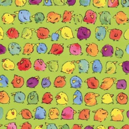 Afbeeldingen van Cadeaupapier Artline Forte 80gr Piepmatz groen 50cm 200m