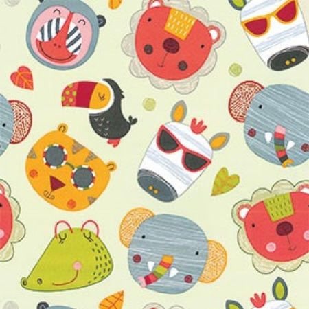 Afbeeldingen van Cadeaupapier Artline Mat 90gr Serengeti 50cm 200m