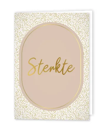 KP® Wenskaarten gevouwen - Sterkte - 5 stuks