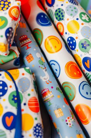 KP® Cadeaupapier 50cm 200m - Smiley Boys & Girls 