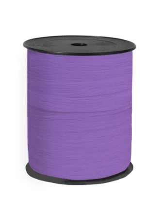 Paperlook krullint tweezijdig 10mm 250m, Paars
