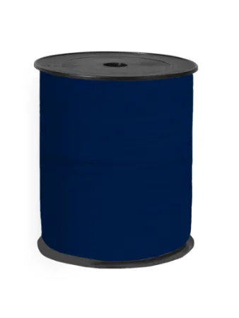 Paperlook krullint tweezijdig 10mm 250m, Donkerblauw