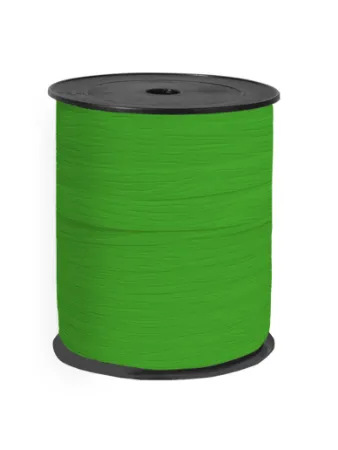 Paperlook krullint tweezijdig 10mm 250m, Groen