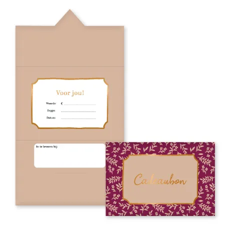 KP® Cadeaubon - Luxury flowers - 25 stuks