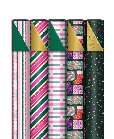 Consumentenrollen box - KP® Funky Christmas - 70cm x 2m 50rol