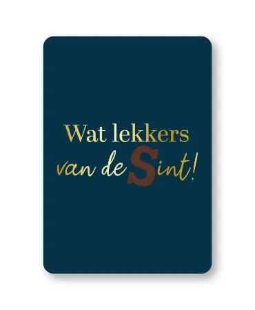 KP® Wenskaarten A6 - Wat lekkers van de Sint - 10 stuks