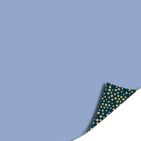 Afbeeldingen van KP® Cadeaupapier 50cm 100m - Luxury dots darkblue