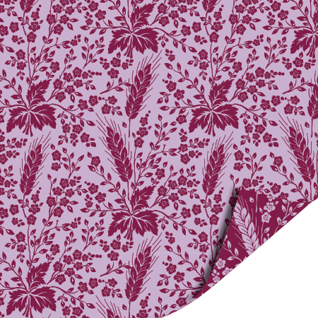 Afbeeldingen van KP® Cadeaupapier 50cm 100m - Luxury grass purple