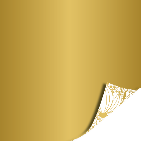 Afbeeldingen van KP® Cadeaupapier 40cm 100m - Luxury lotus gold