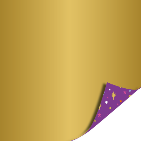 Afbeeldingen van KP® Cadeaupapier 30cm 100m - Shiny stars purple