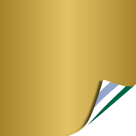 Afbeeldingen van KP® Cadeaupapier 50cm 100m - Stripes blue/gold
