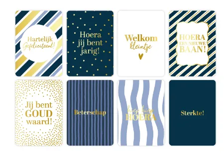 KP® Wenskaarten A6 Voordeelbox Najaar incl. display - 8 dessins
