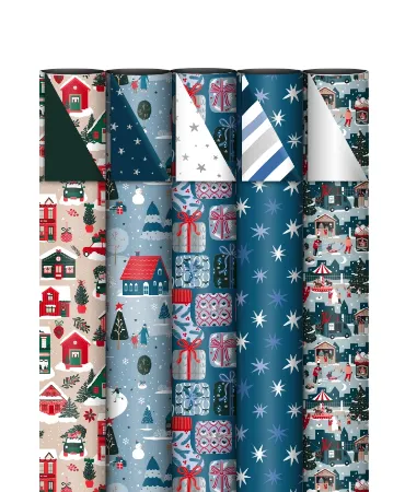Consumentenrollen box - KP® Winter Wonderland - 70cm x 2m 50rol