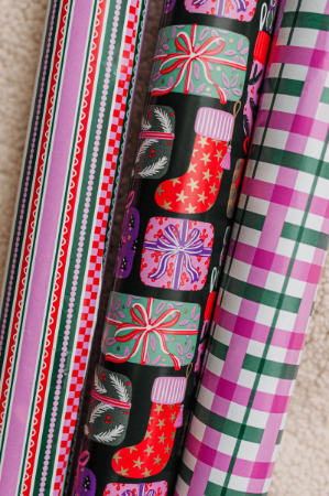 Consumentenrollen box - KP® Funky Christmas - 70cm x 2m 50rol