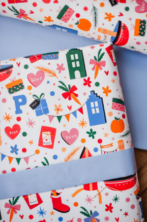 toonbankrol, cadeaupapier, geschenkpapier, inpakpapier
