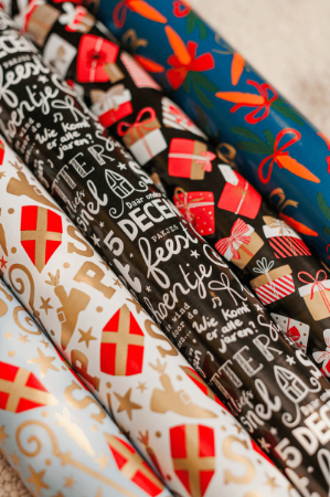Consumentenrollen box - KP® Sinterklaas Luxe - 70cm x 2m 50rol