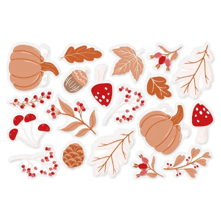 Herfst raamstickers in diverse maten