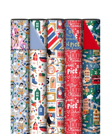 Consumentenrollen box - KP® Sinterklaas Feest - 70cm x 2m 50rol