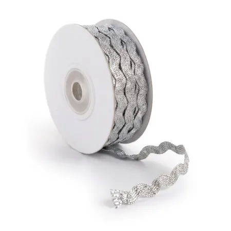 ZigZagband 5mm 25m, Zilver