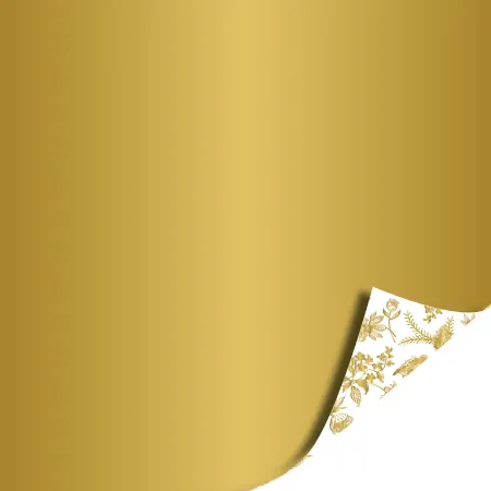 Afbeeldingen van KP® Cadeaupapier 40cm 100m - Winter nature gold